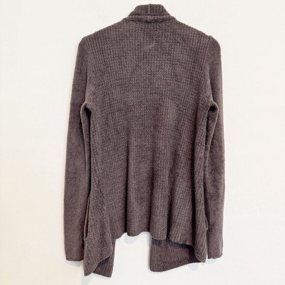 Barefoot Dreams Coastal Cardigan Cozy Open Front Knit Sweater Top Casual Medium - Picture 8 of 8